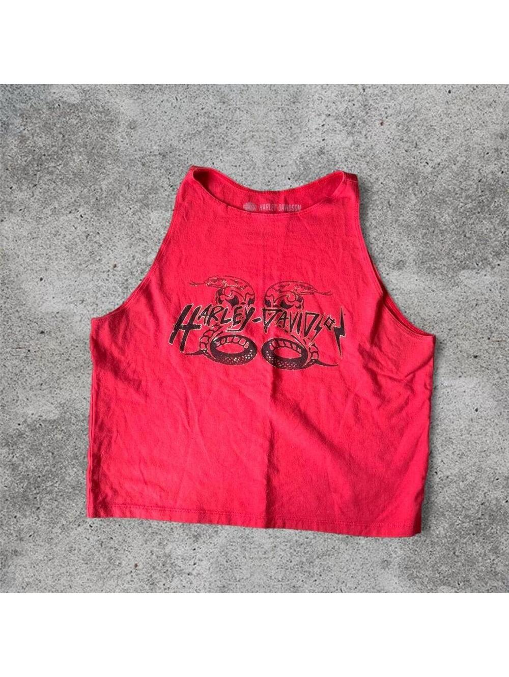Harley Davidson red tank top